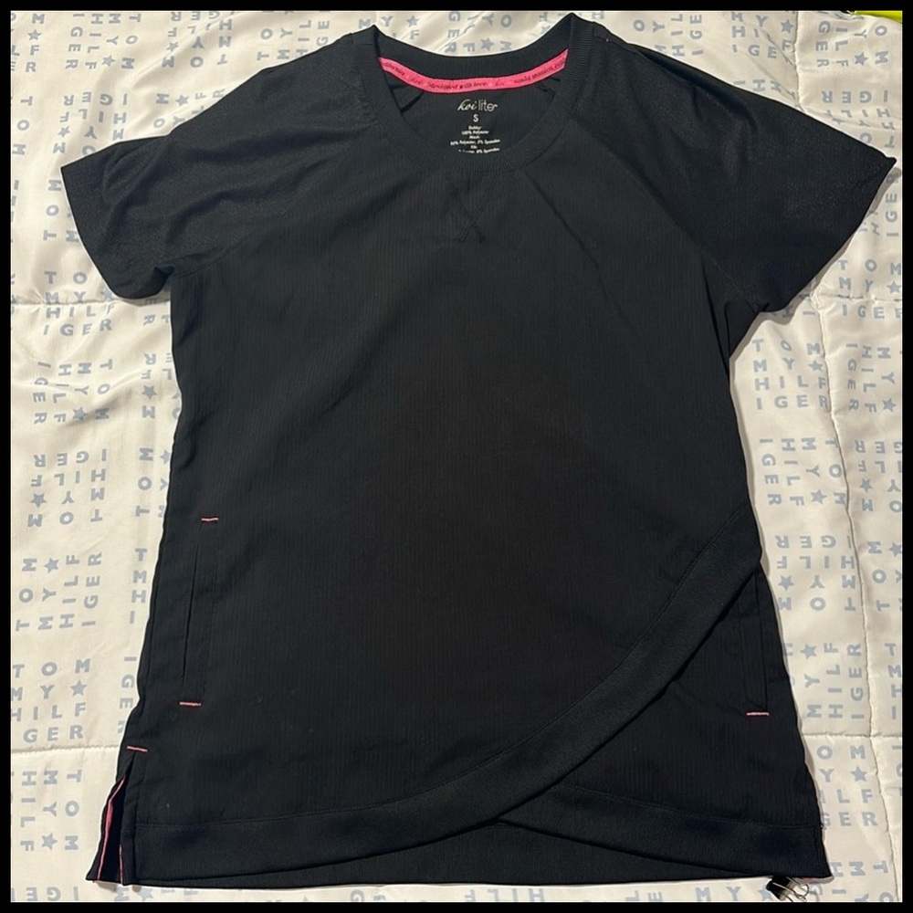 Koi Lite Scrub Top/Shirt - Color: Black - Size: S - NWOT
